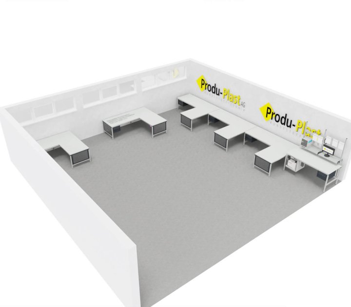 Visualisation of the new ERGO-Basic work tables