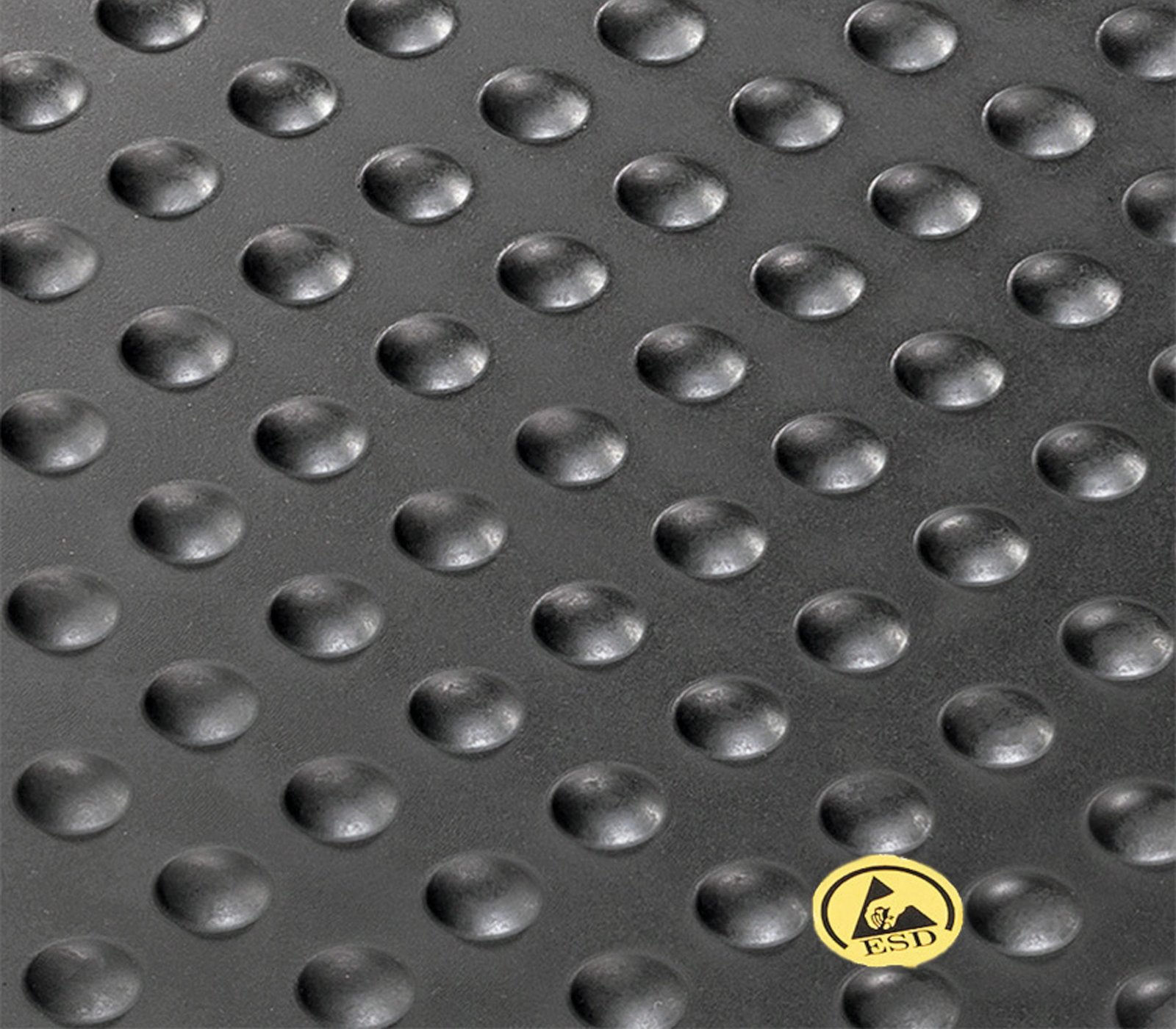 Industrial mat EL with round pimples for wet workplaces