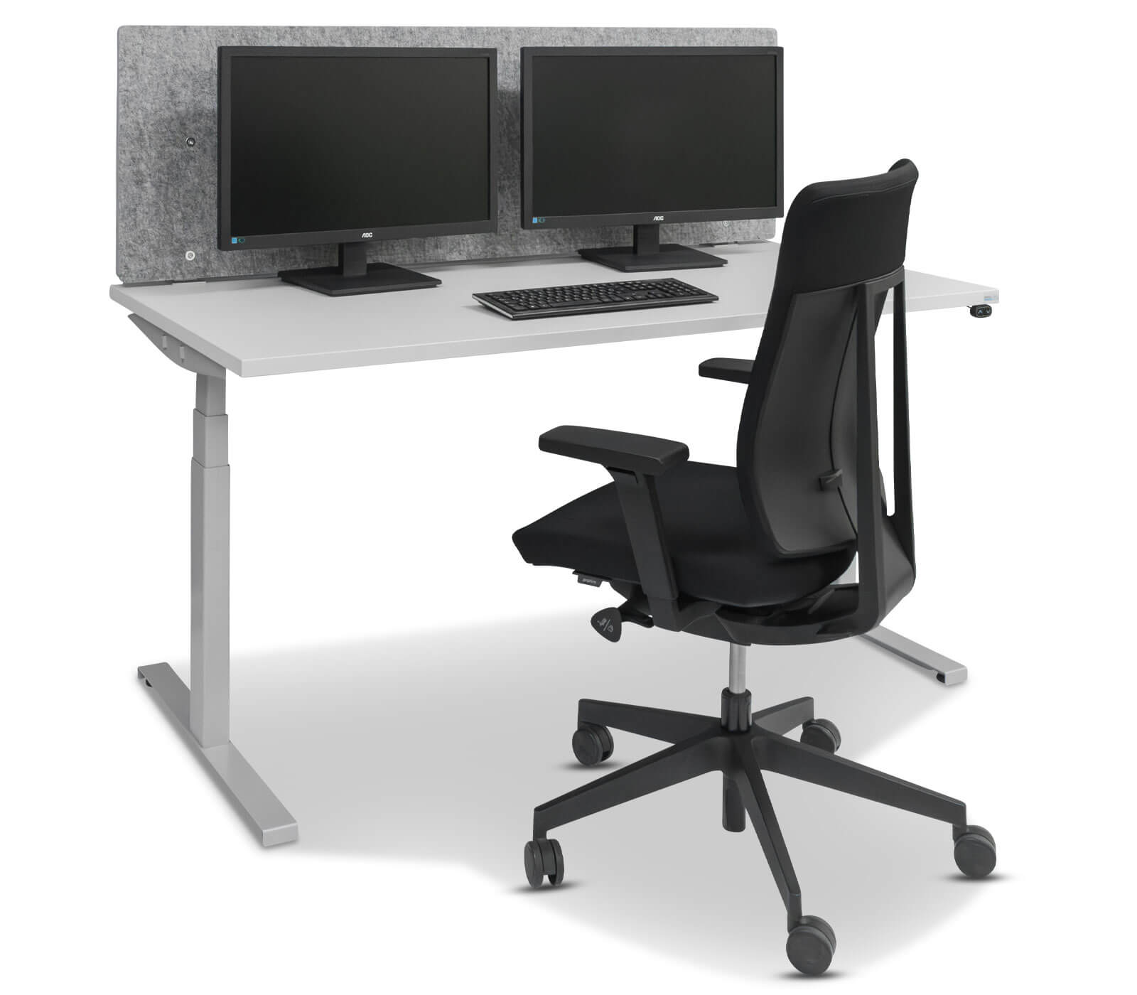 ERGO-Office mit elektrischer Höhenverstellung