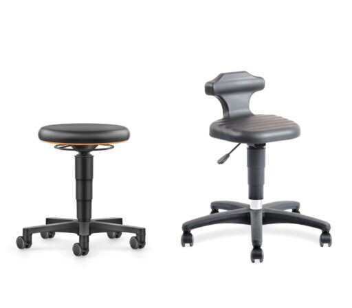 Drehhocker-Arbeitshocker mit Rollen