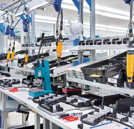 ERGO-line Behälter und Lagersichtkasten für Materialzuführung