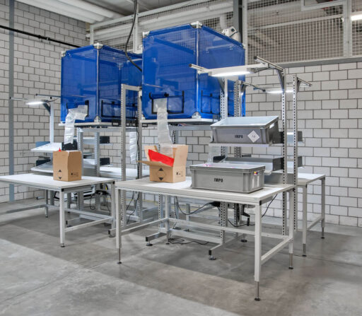 ERGO-line Packtisch mit Füllmaterialspender