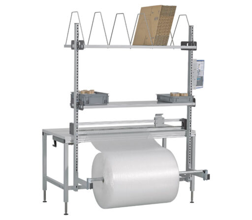 Hintertisch-Achsauflage-mit-Hintertisch-Schneidegeraet ERGO-line Hintertisch Achsauflage Schneidegerät