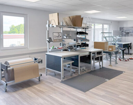 Showroom in Schwarzach, Demonstration ihrer Prozesse